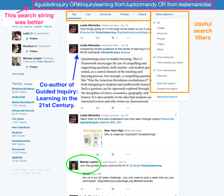 5. Twitter Search string & options.png